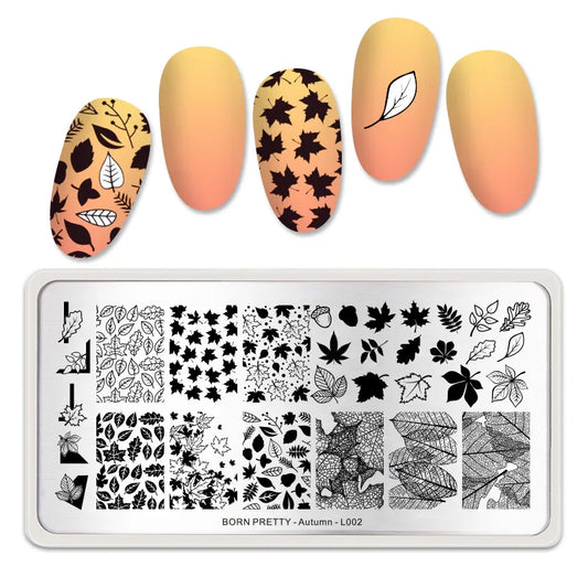 Stamping Plate - BP002 Autumn - Unicorn Lab