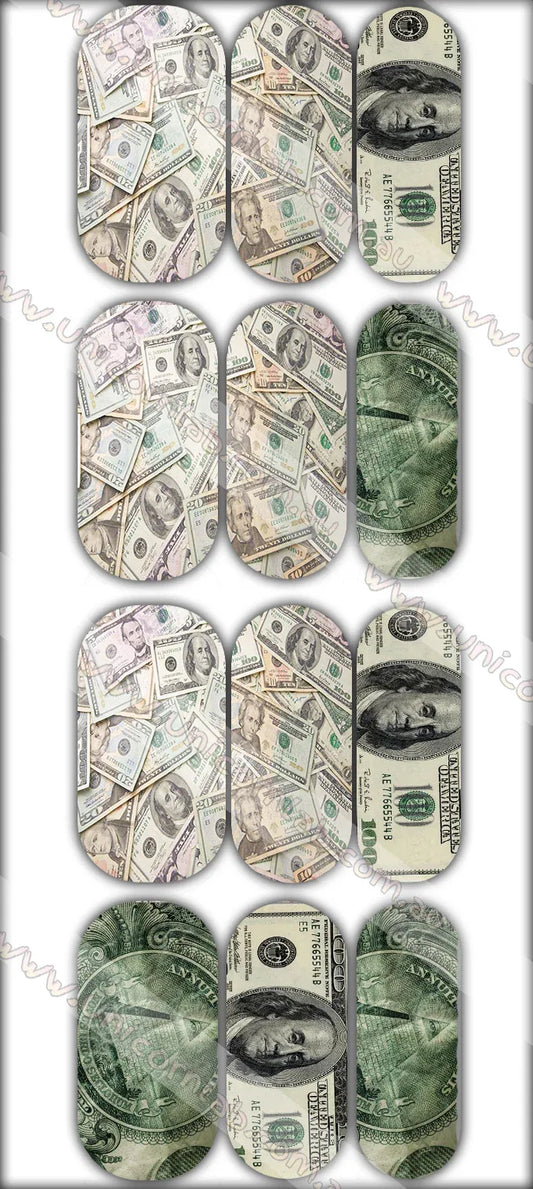 Cash Money Waterslide Decals - Unicorn Lab