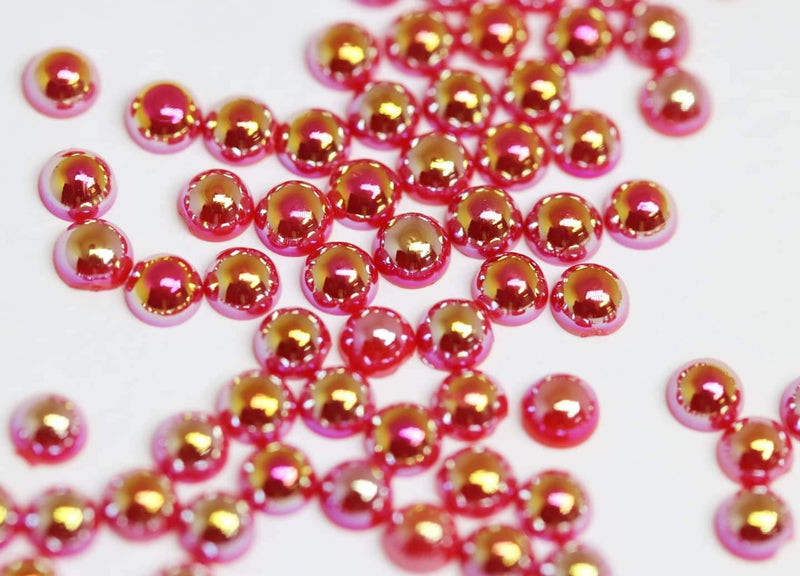 Iridescent Red Pearl 3mm