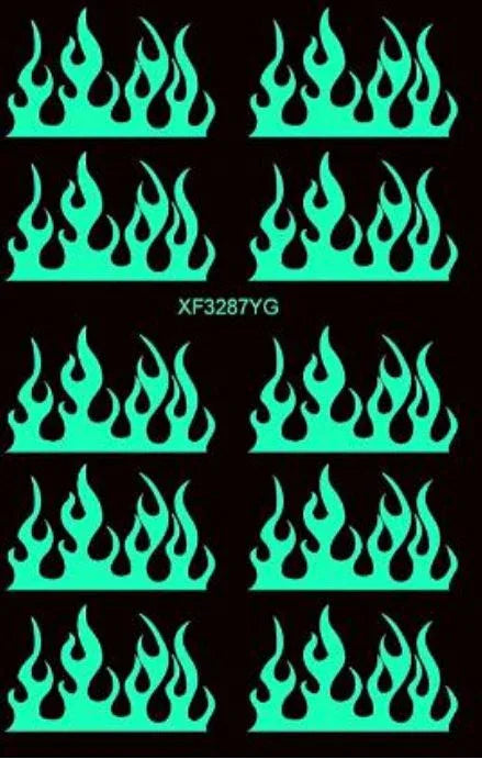 GLOW Stickers - FLAME G3287 - Unicorn Lab