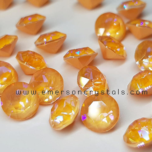 Peach Delite SS29 chaton (1088) x6 - Emerson Crystals