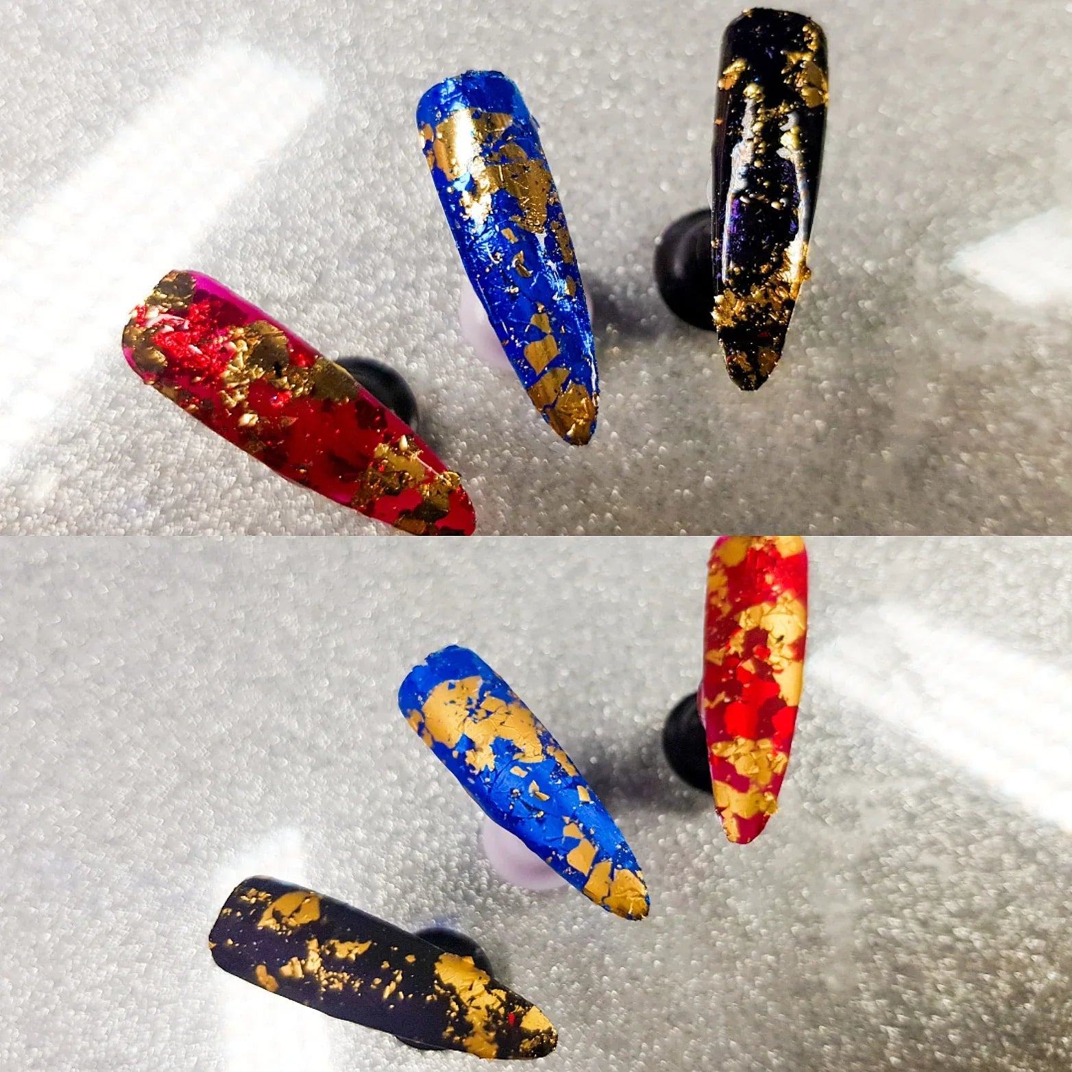 Volcano foil - red & gold - Unicorn Lab