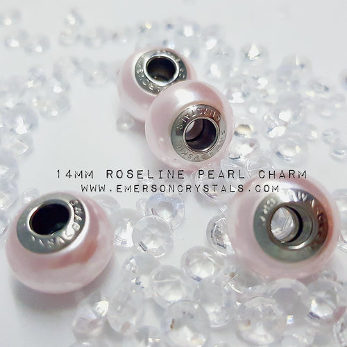 Roseline Pearl Charm (5890) - Emerson Crystals