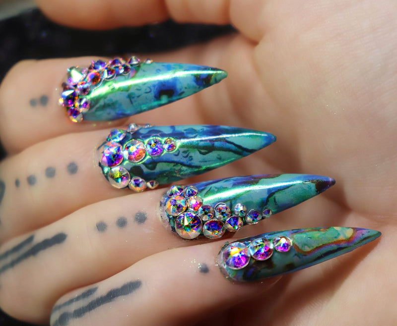 Abalone Shell Waterslide Decals