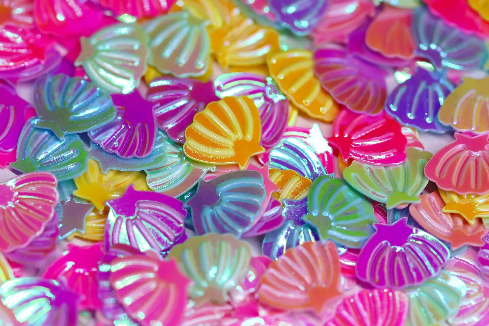 Mermaid Glitter shells - Unicorn Lab