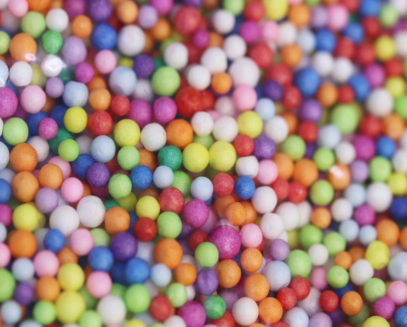 Rainbow foam balls