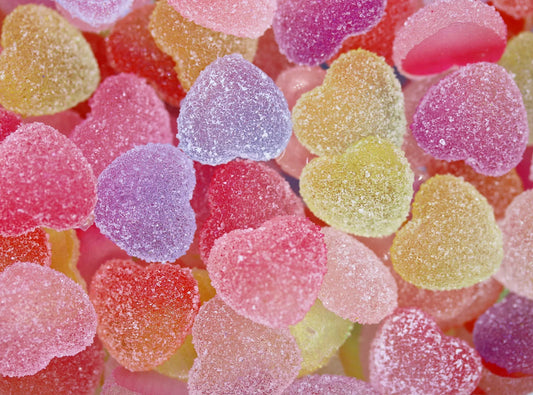 Sugar hearts x8 - Unicorn Lab
