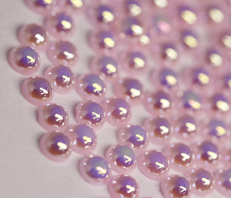 Iridescent Pink Pearl 4mm