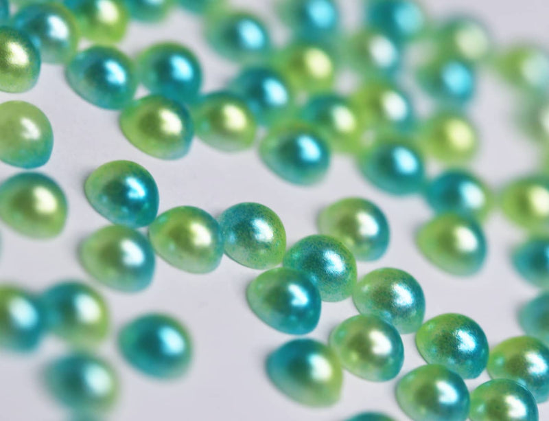 Green Iridescent Pearl 4mm