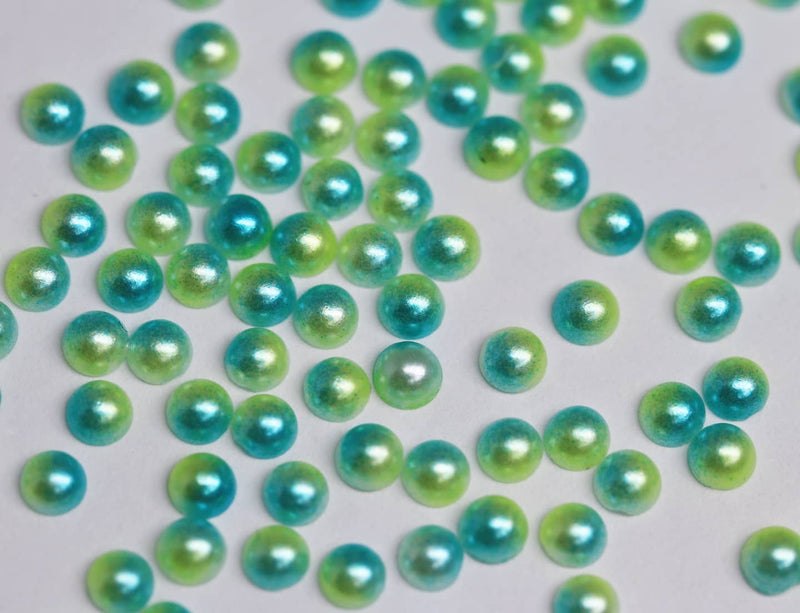 Green Iridescent Pearl 3mm