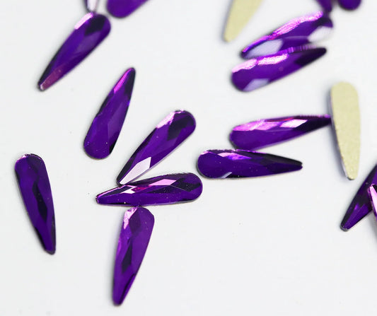 Violet Raindrop 10mm (Unicorn Lab Rhinestones) - Unicorn Lab