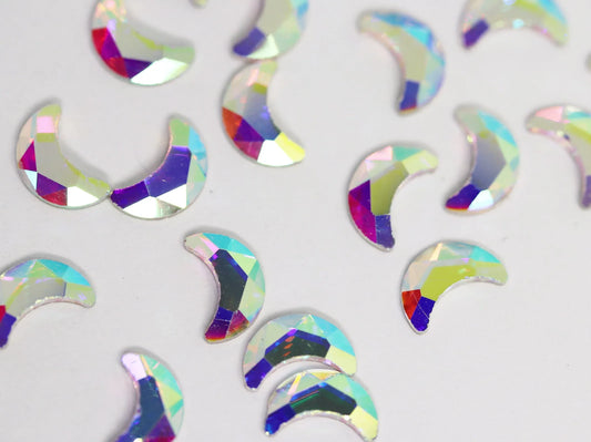 AB Moon 8mm (Unicorn Lab Rhinestones) - Unicorn Lab