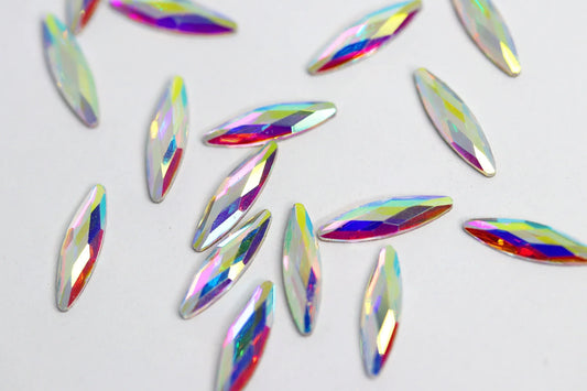 AB Long Marquise 11mm (Unicorn Lab Rhinestones) - Unicorn Lab