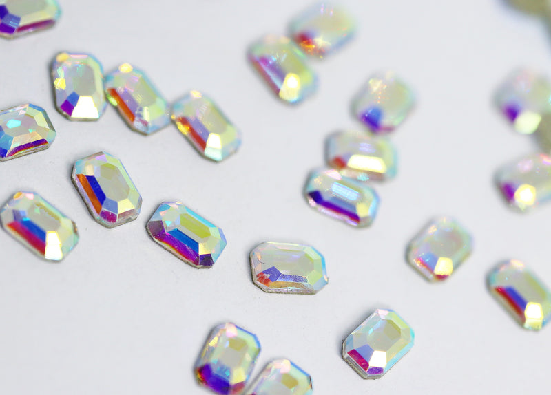 AB Cushion Cut 5mm (Unicorn Lab Rhinestones)