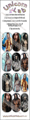 Jason Momoa Waterslide Decals - Emerson Crystals