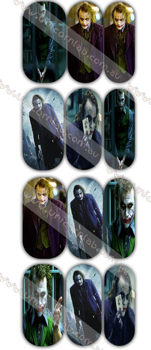 Joker (Dark Night) Waterslide Decals - Emerson Crystals
