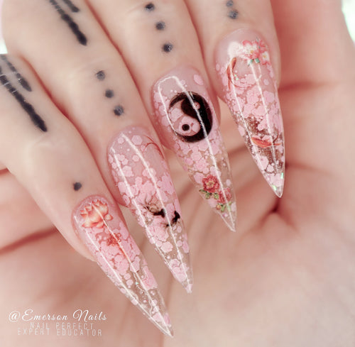 Nail Sticker - Design MC057 - Emerson Crystals