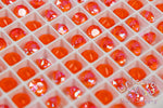 Orange Glow Delite SS29 chaton (1088) x6 - Emerson Crystals