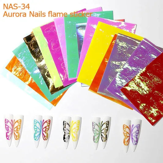 16 SET LARGE BUTTERFLY DECALS - Unicorn Lab