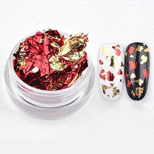 Volcano foil - red & gold - Unicorn Lab