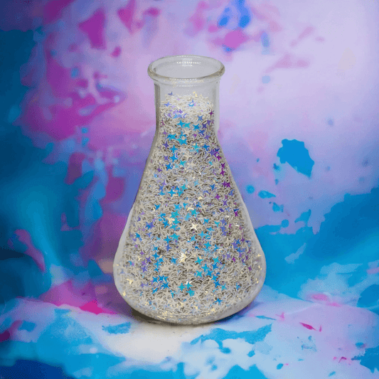 Aurora Glitter Stars - Bulk Glitter Stars for Crafts - Unicorn Lab