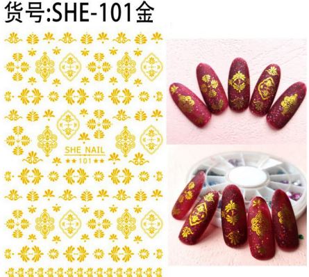 Nail Sticker - Design SH101g