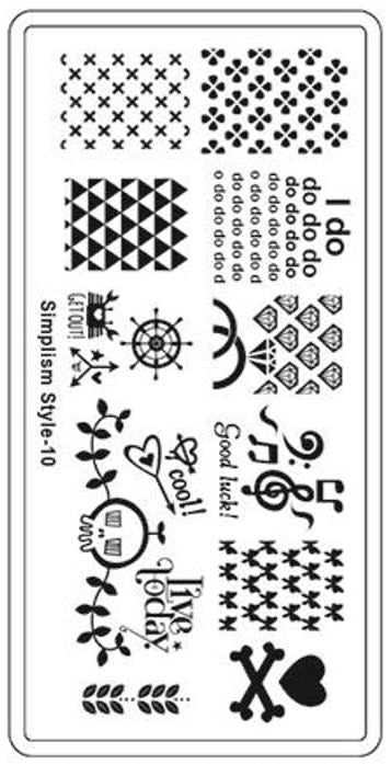 Stamping Plate - SS10 - Emerson Crystals