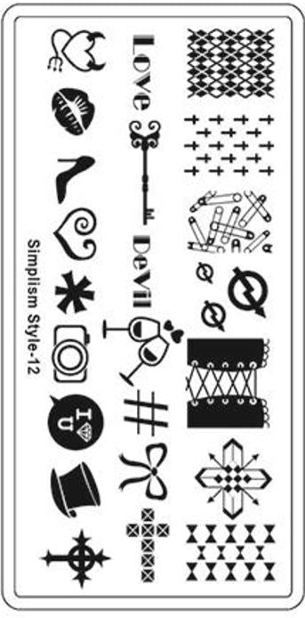 Stamping Plate - SS12 - Emerson Crystals