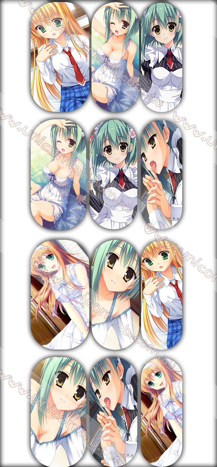 Anime Girls 1 Waterslide Decals - Emerson Crystals