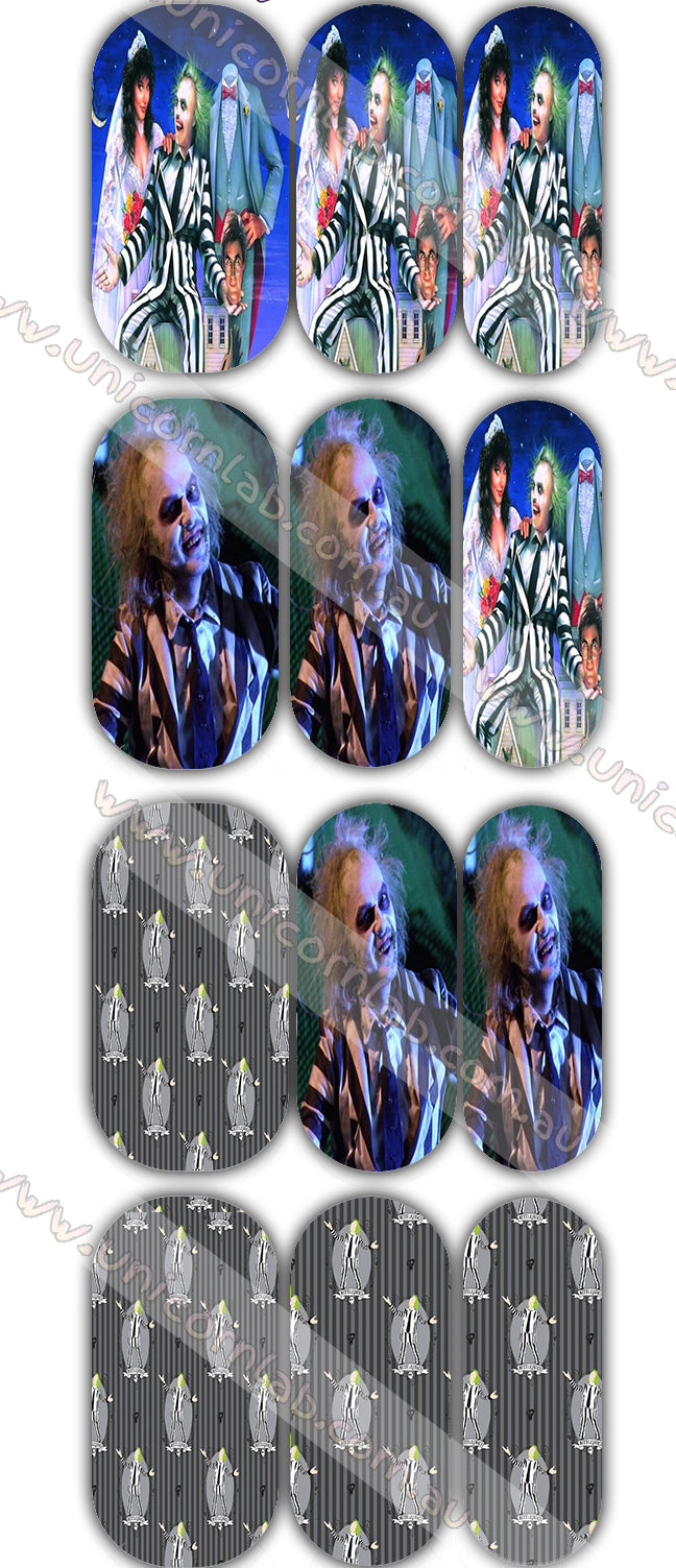 Beetlejuice Waterslide Decals