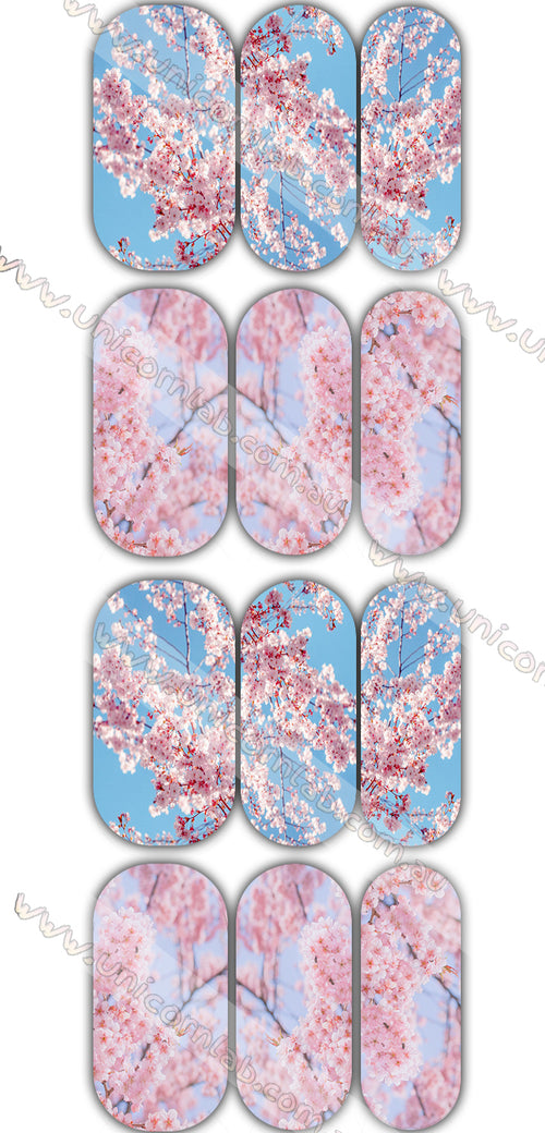 Cherry Blossom Waterslide Decals - Emerson Crystals