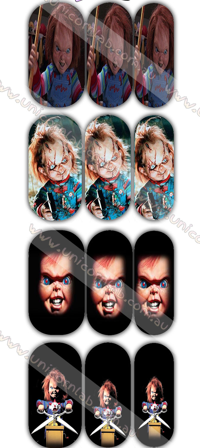 Chucky Waterslide Decals