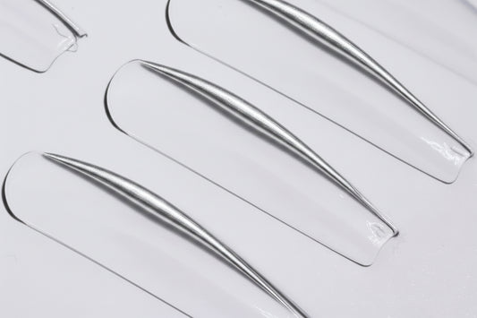 Long Clear Coffin Tips - Unicorn Lab