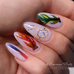 Nail Sticker - Design SH90 - Emerson Crystals