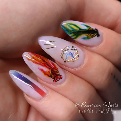 Nail Sticker - Design SH90 - Emerson Crystals