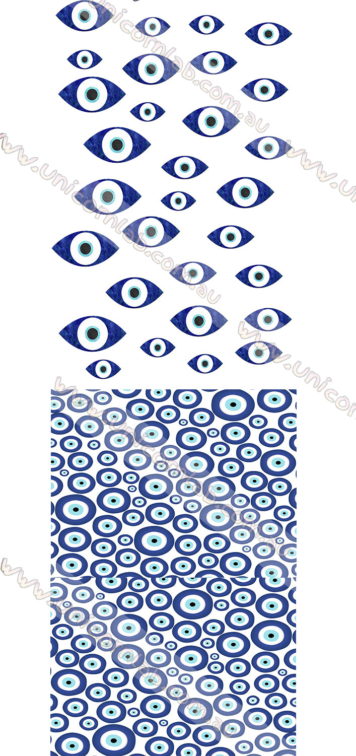 Evil Eye Waterslide Decals