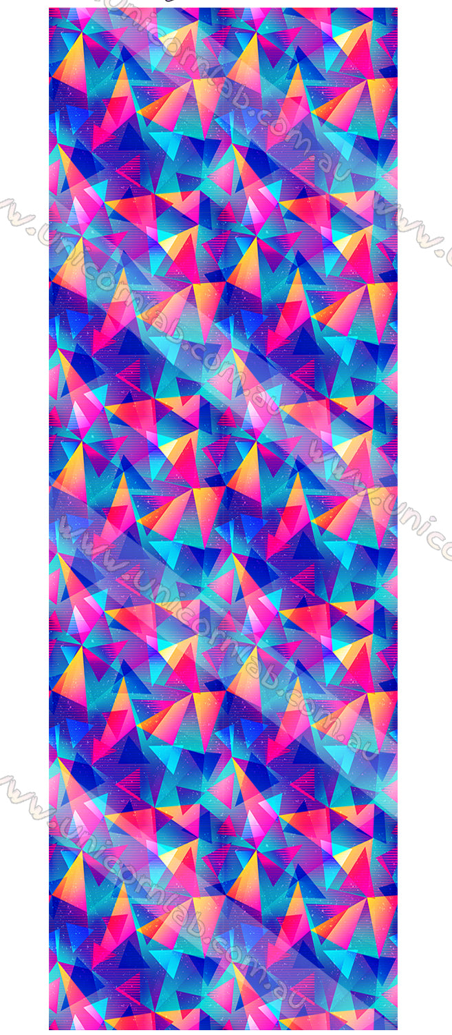 Geometric Triangles Waterslide Decals