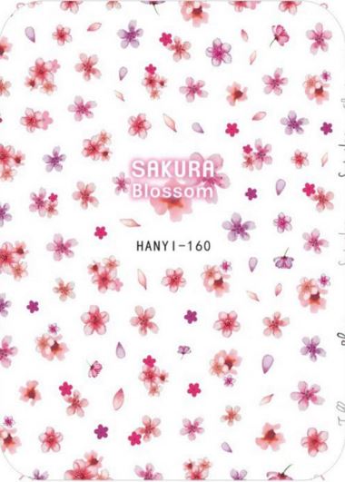 Nail Sticker - Design H160 Cherry Blossom