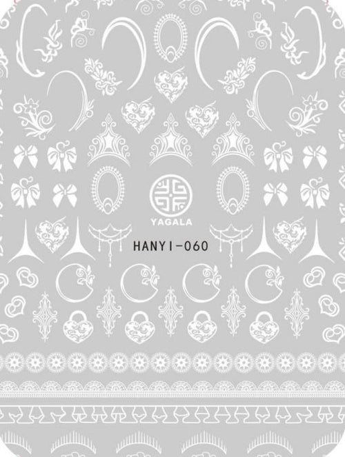 Nail Sticker - Design 60 - Emerson Crystals
