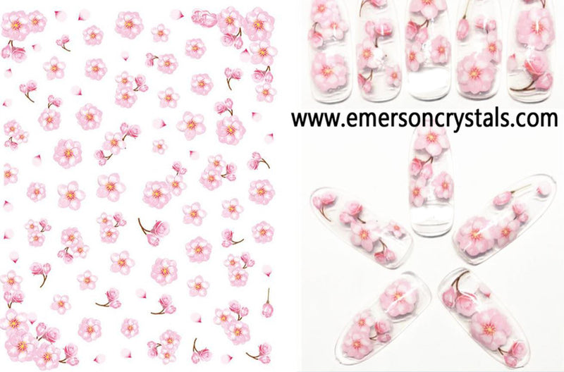Nail Sticker - Design EHC104 - Emerson Crystals
