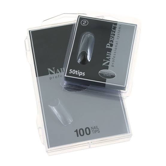 Size 2 Clear Replacement Tips 50