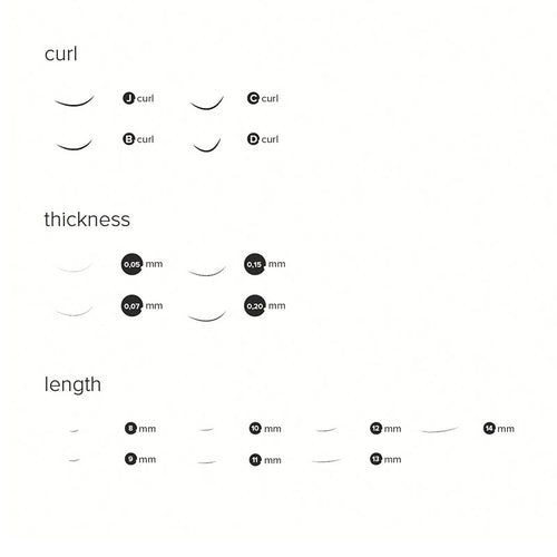 Jacky M - Lashes C Curl (LIMITED STOCK) .05