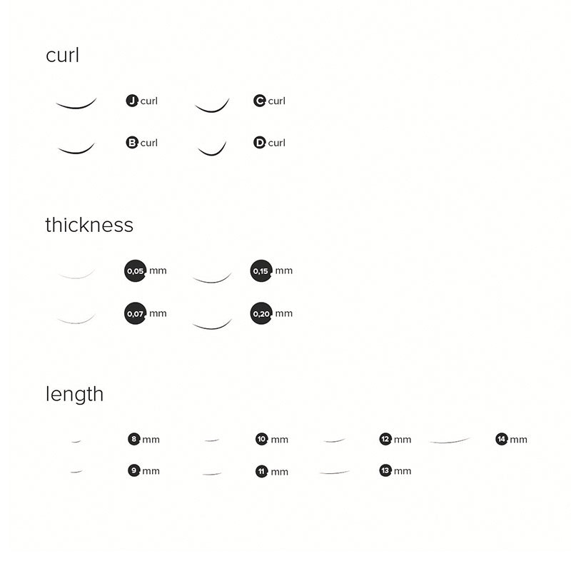 Jacky M - Lashes C Curl (LIMITED STOCK) .05