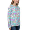 Black Tattoo Unicorn Unisex Sweatshirt - Emerson Crystals