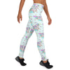 Baby Blue High Waisted Tattoo Yoga Leggings - Emerson Crystals