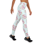 Baby Blue High Waisted Yoga Lulu Leggings - Emerson Crystals
