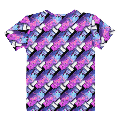 Women's Galaxy Unicorn Oil T-shirt - Emerson Crystals