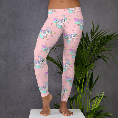 Pink Tattoo Leggings - Emerson Crystals