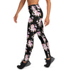 Black High Waisted Yoga Lulu Leggings - Emerson Crystals