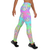 Rainbow High Waisted Tattoo Yoga Leggings - Emerson Crystals
